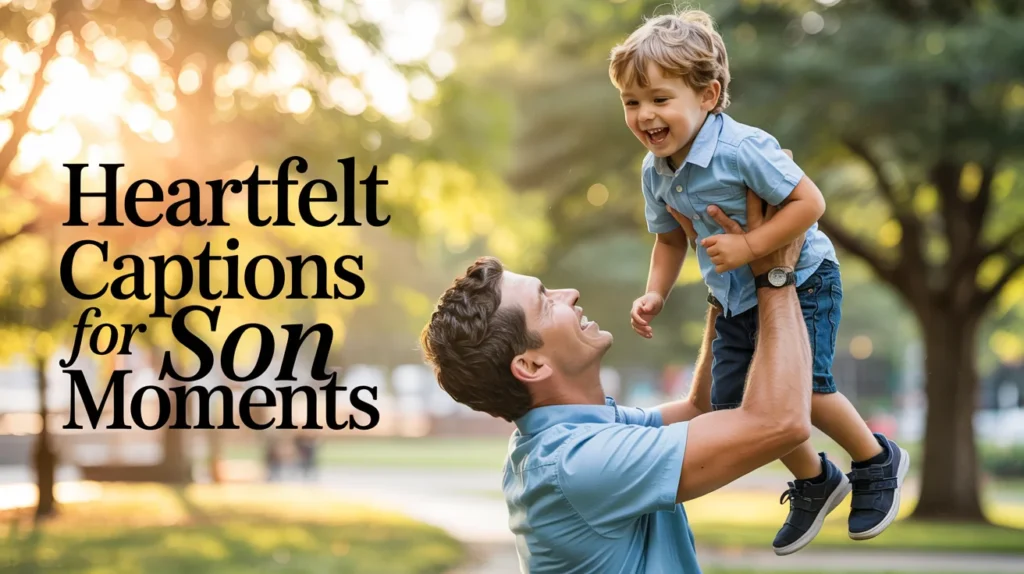 Heartfelt Captions for Son Moments