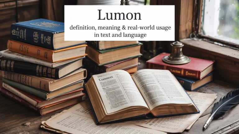 Lumon: Definition, Meaning & Real-World Usage in Text and Language
