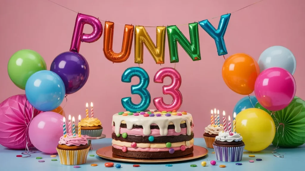 Punny 33rd Birthday Fun
