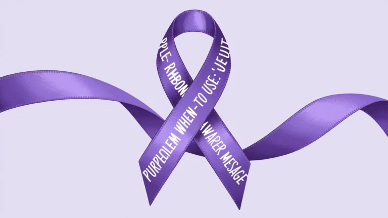 Purple Ribbon Meaning & When to Use It: Symbolism, Awareness & Deeper Message