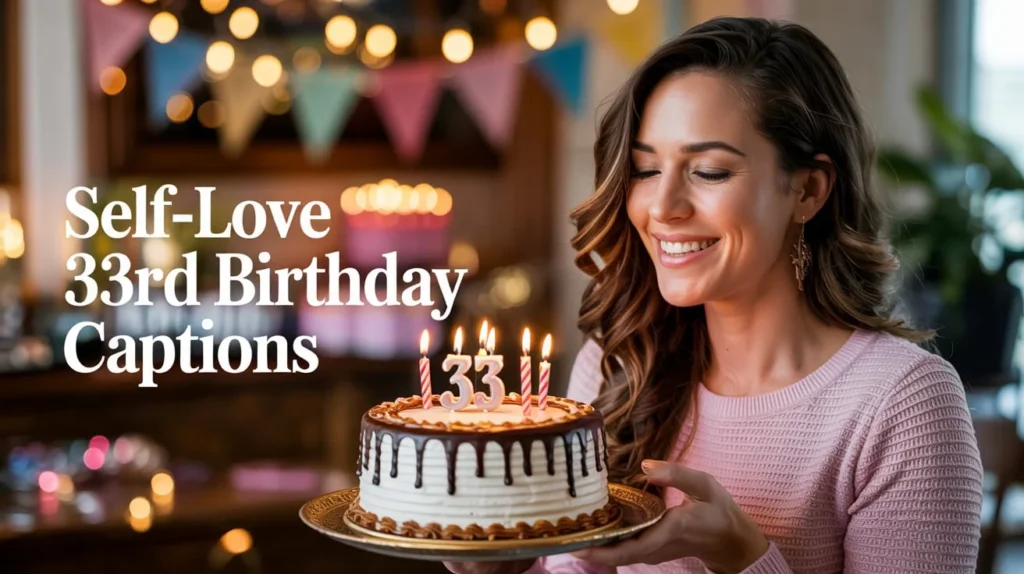 Self-Love 33rd Birthday Captions