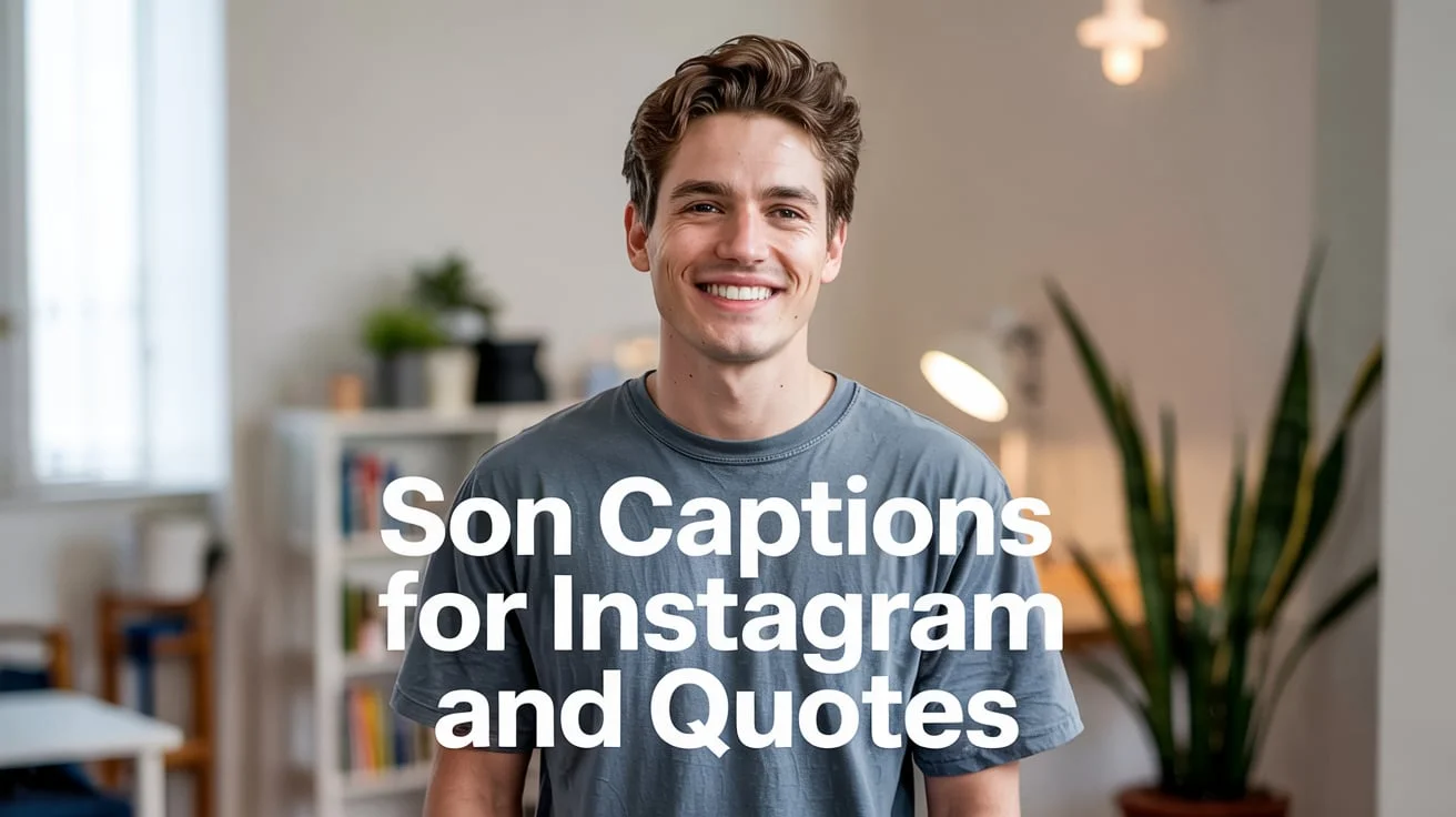 Son Captions For Instagram and Quotes