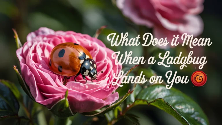 What Does It Mean When a Ladybug Lands on You 🌸